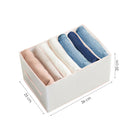 Kleding organizer - 3 stuks - Wit - Opberger voor Broeken, T-shirts, Overhemden en Topjes