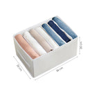 Kleding organizer - 3 stuks - Wit/Wit - Opberger voor Broeken, T-shirts, Overhemden en Topjes