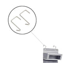 Aufbewahrungstasche für Tür – 5 geräumige Aufbewahrungsfächer – 120 cm x 33 cm – grau – Türorganizer