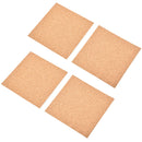 Pinnwand aus Kork quadratisch - selbstklebend - 4 Stück - 30 x 30 x 0,7 cm