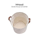 Wäschekorb - Aufbewahrungstasche - 60L - Wasserdicht - Schwarz/Weiß