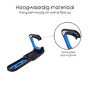 Fiets Ophangbeugel - Zwart / Blauw - Muurhouder fiets - Muurbeugel Wandhouder Wandbeugel