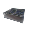 Unterwäscheteiler – 3 Stück – Grau – Organizer für BHs, Unterwäsche und Socken für Schrank oder Schublade