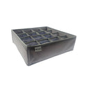 Unterwäscheteiler – 3 Stück – Grau – Organizer für BHs, Unterwäsche und Socken für Schrank oder Schublade