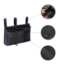 Nachttisch schwarz – Nachttisch Aufbewahrungstasche – Nachttisch – Bett Organizer – 50,8 x 10,1 x 30,5 cm